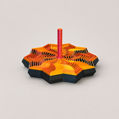 Estrela Sensorial brinquedo fidget toy modular impresso em 3D relaxante