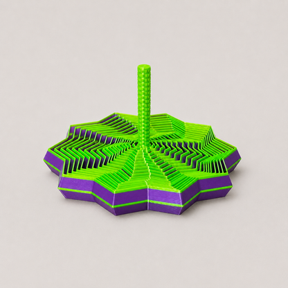 Estrela Sensorial brinquedo fidget toy modular impresso em 3D relaxante