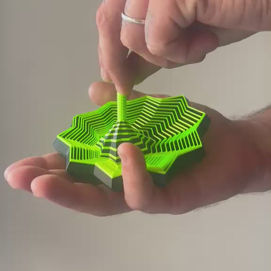 Estrela Sensorial brinquedo fidget toy modular impresso em 3D relaxante