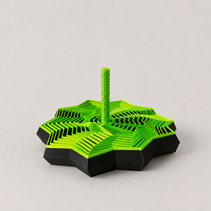 Estrela Sensorial brinquedo fidget toy modular impresso em 3D relaxante
